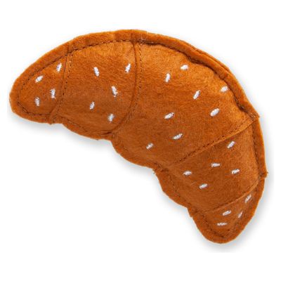 Karlie Katzenspielzeug Textil Croissant braun