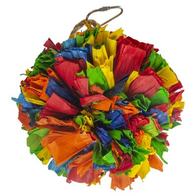 Duvo+ Pompon aus Maisblättern bunt