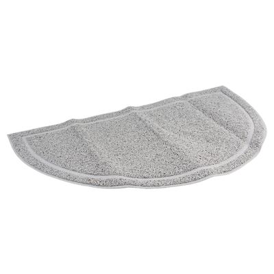 Duvo+ Katzentoiletten-Matte Hemisphäre grau