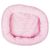 Duvo+ Bett oval Schafsfell rosa für Katzen