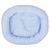 Duvo+ Bett oval Schafsfell blau für Katzen