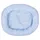 Duvo+ Bett oval Schafsfell blau für Katzen