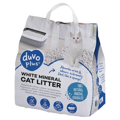 Duvo+ Katzenstreu White Mineral 10 l
