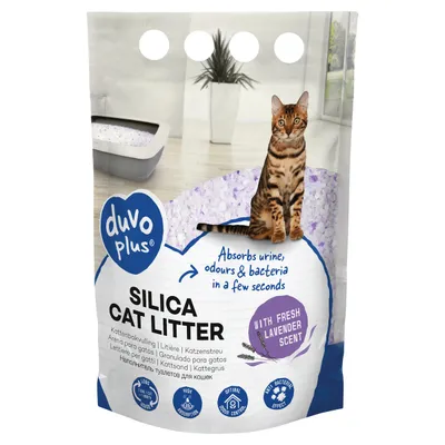 Duvo+ Katzenstreu Silica Premium Lavendel 5 l Duvo+ Katzenstreu Silica Premium Lavendel 5 l