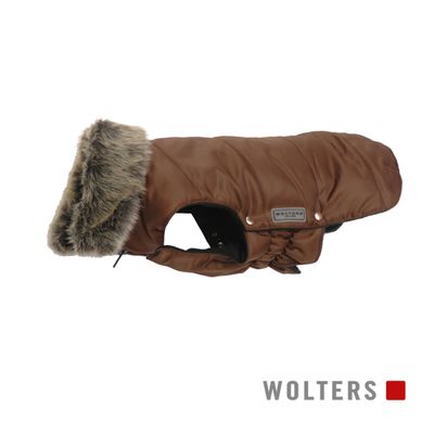 Wolters Parka mit Fellkragen braun