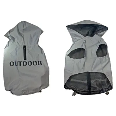 Duvo+ Hundemantel Hi Vis Sporty grau Duvo+ Hundemantel Hi Vis Sporty grau