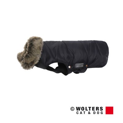 Wolters Parka mit Fellkragen schwarz
