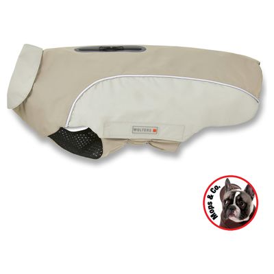 Wolters Regenjacke Easy Rain für Mops & Co. taupe
