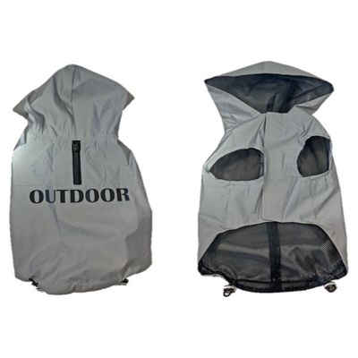 Duvo+ Hundemantel Hi Vis Sporty grau