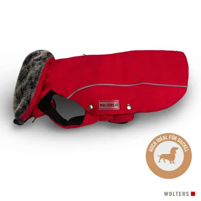 Wolters Winterjacke Amundsen für Dackel rot Wolters Winterjacke Amundsen für Dackel rot