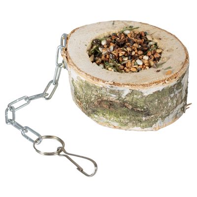 Duvo+ Vogelsnack gefüllter Birkenstamm Schaukel 200 g