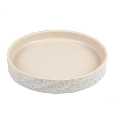 Duvo+ Katzen-Futterschale Stone wavy dune grau-grün