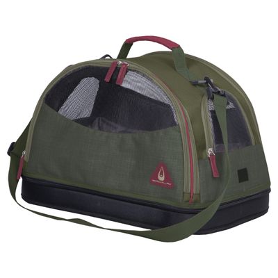 Duvo+ Transporttasche Paris Casual 3in1 grün für Katzen