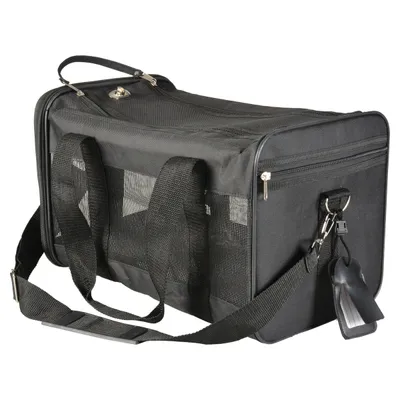 Duvo+ Reisetasche Nylon schwarz für Katzen Duvo+ Reisetasche Nylon schwarz für Katzen