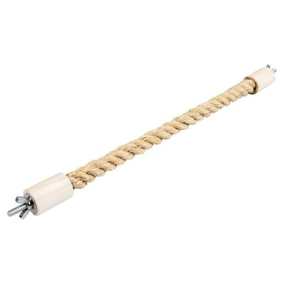 Duvo+ Sitzstange aus Baumwolle & Sisal beige