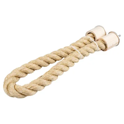 Duvo+ Sitzstange aus Baumwolle & Sisal beige