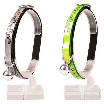 Duvo+ Reflektierendes Katzenhalsband Pfoten PVC Duvo+ Reflektierendes Katzenhalsband Pfoten PVC