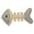 Duvo+ Katzenspielzeug Canvas Fischgräte grau