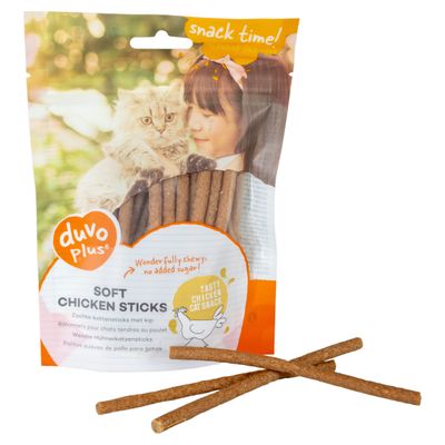Duvo+ Katzensnack Soft Chicken Sticks 50 g