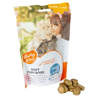 Duvo+ Katzensnack Crunchy Fish Bites 50 g Duvo+ Katzensnack Crunchy Fish Bites 50 g