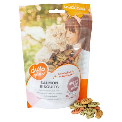 Duvo+ Katzensnack Salmon Biscuits 50 g