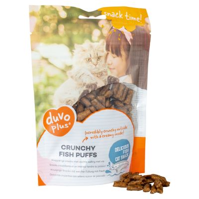Duvo+ Katzensnack Crunchy Fish Puffs 50 g