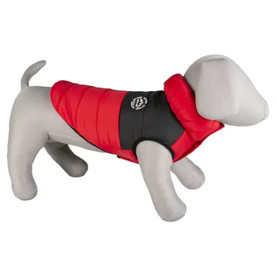 Duvo+ Hundemantel Puffer rot/schwarz Duvo+ Hundemantel Puffer rot/schwarz