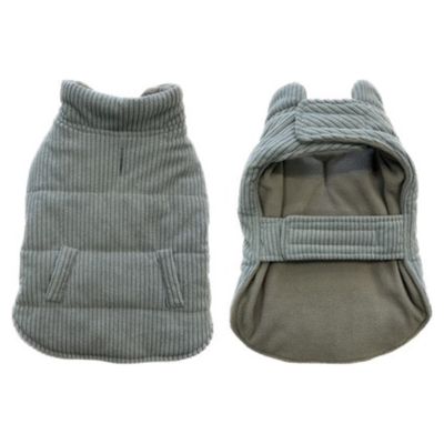 Duvo+ Hundemantel Corduroy grau