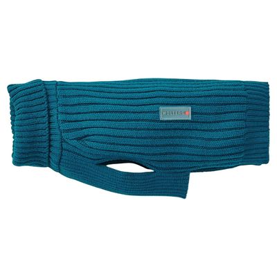 Wolters Strickpullover Ribsty petrol
