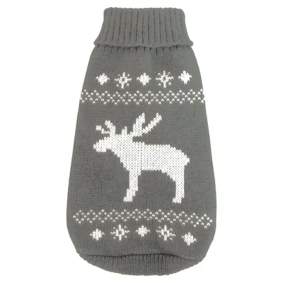 Wolters Strickpullover Elch grau/weiß Wolters Strickpullover Elch grau/weiß