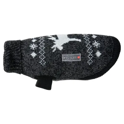 Wolters Strickpullover Elch mit Glitzer schwarz/silber Wolters Strickpullover Elch mit Glitzer schwarz/silber