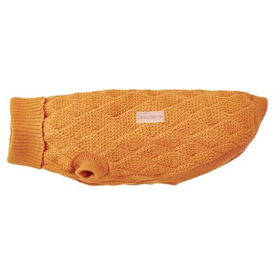Wolters Strickpullover Diamond fancy orange