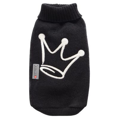 Wolters Strickpullover Krone schwarz
