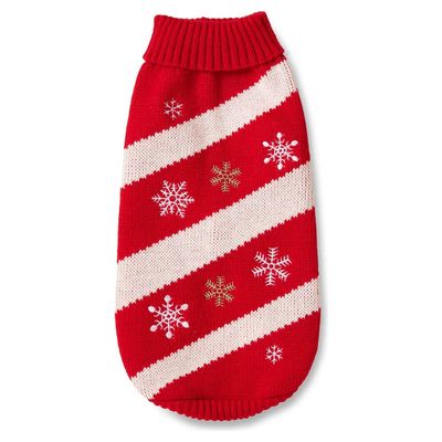 Wolters Strickpullover Frosty rot/weiß