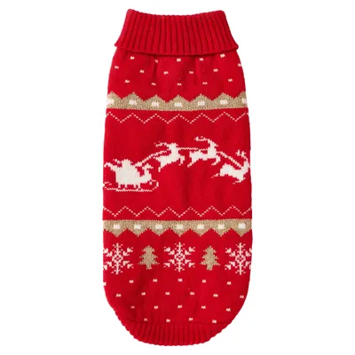 Wolters Strickpullover Santa rot/gold Wolters Strickpullover Santa rot/gold