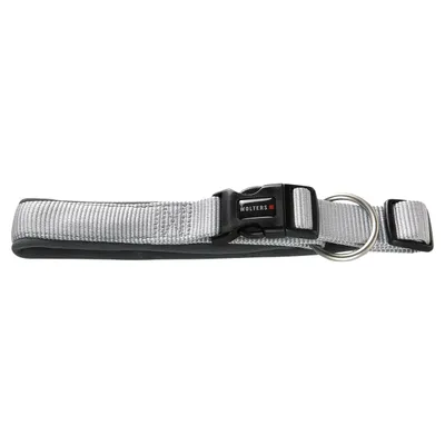 Wolters Halsband Professional Comfort extra breit silber grau Wolters Halsband Professional Comfort extra breit silber grau