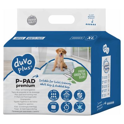 Duvo+ Welpenunterlage P-Pad Premium Grüntee-Duft