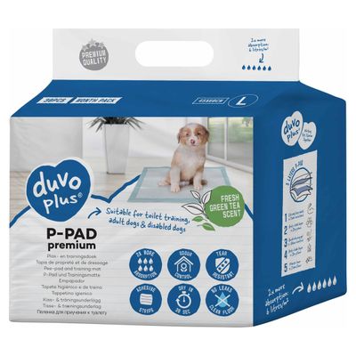 Duvo+ Welpenunterlage P-Pad Premium Grüntee-Duft