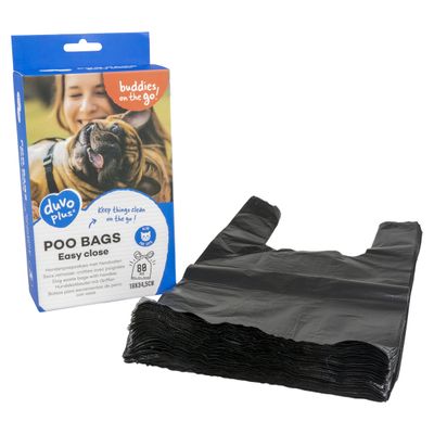Duvo+ Hundekotbeutel Classic Easy Close schwarz