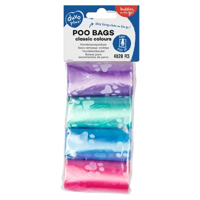 Duvo+ Hundekotbeutel Classic mit Pfoten Duvo+ Hundekotbeutel Classic mit Pfoten