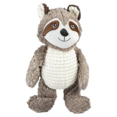 Duvo+ Hundespielzeug Plüsch Waschbär tummy braun
