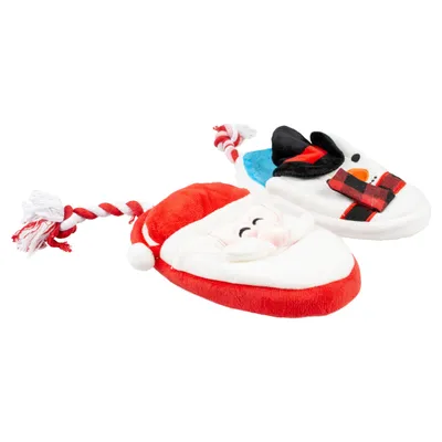 Duvo+ Hundespielzeug Xmas Slipper aus Plüsch Duvo+ Hundespielzeug Xmas Slipper aus Plüsch