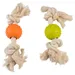 Duvo+ Hundespielzeug Eco Gummiball Bambus/Reis + Baumwolle