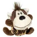 Duvo+ Hundespielzeug Zoo Friends Affe Ball braun
