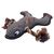 Duvo+ Hundespielzeug Canvas Frosch grau
