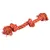 Duvo+ Baumwollseil mit 3 Knoten rot Duvo+ Baumwollseil mit 3 Knoten rot
