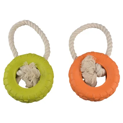 Duvo+ Hundespielzeug Eco Gummireifen Bambus/Reis + Baumwolle Duvo+ Hundespielzeug Eco Gummireifen Bambus/Reis + Baumwolle
