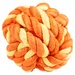 Duvo+ Zahnpflegeball aus Sweaterstoff orange/gelb