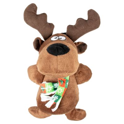 Duvo+ Hundespielzeug Xmas Plüsch Rentier braun