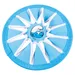 Duvo+ Frisbee "Die Schlümpfe" Heftischlumpf blau